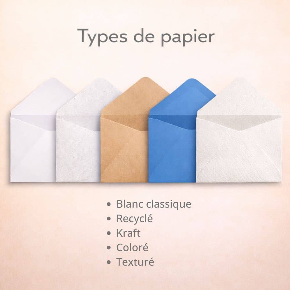 papier enveloppes personnalisees